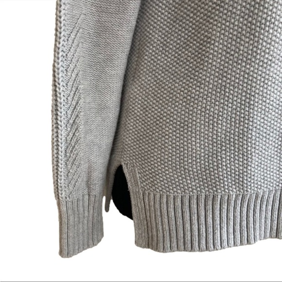 GAP knit pullover textured 100% cotton gray sweater Size small - Picture 3 of 5